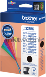 Brother LC-223BK zwart Front box