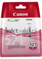 Canon CLI-521M (Sticker resten) magenta