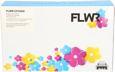 FLWR HP 26X zwart Front box