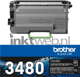 Brother TN-3480 zwart Combined box and product