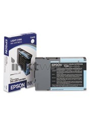 Epson T5435 licht cyaan Combined box and product