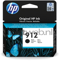 HP 912 (Sticker resten) zwart