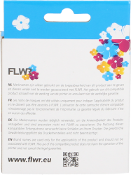 FLWR Brother LC-970Y / LC-1000Y geel Back box