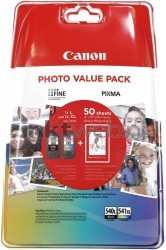 Canon PG-540L/CL-541XL Multipack met fotopapier zwart en kleur Front box
