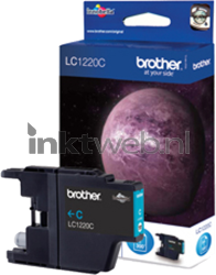 Brother LC-1220C cyaan Combined box and product