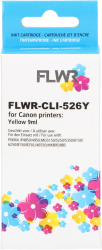 FLWR Canon CLI-526Y geel Front box
