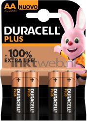 Duracell AA Plus 100% 4-pack Front box