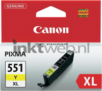 Canon CLI-551XL (Opruiming Transportschade) geel