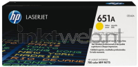HP 651A (Opruiming stiftmarkeringen/plakresten) geel