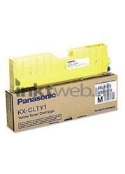 Panasonic KX-CLTY1 Toner geel Combined box and product