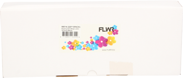 FLWR Dymo  99014 10-Pack 54 mm x 101 mm  wit Front box