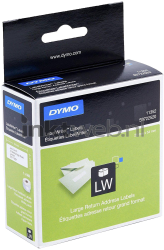 Dymo  11352 Return labels 25 mm x 54 mm  wit Front box