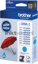 Brother LC-225XLC cyaan Front box