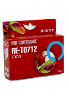 Epson T0712 cyaan voorkant doosje