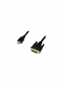HDMI-DVI 2,5 meter verguld