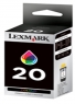 Lexmark 20 kleur voorkant doosje
