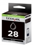 Lexmark 28 zwart voorkant doosje