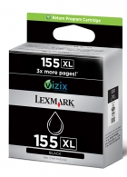 Lexmark 155XL zwart voorkant doosje