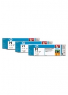 HP 91 3-pack licht grijs