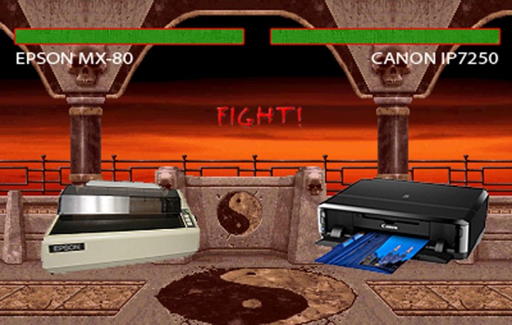 Epson MX-80 vs Canon IP7250