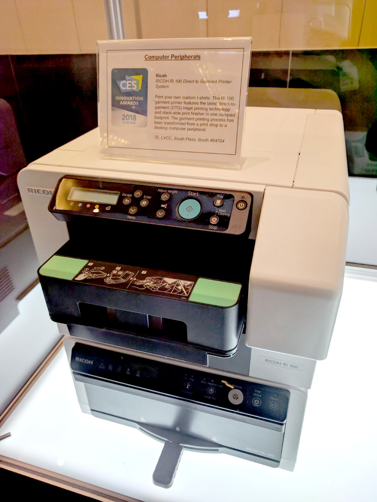 Ricoh RI 100 Direct to Garment Printer System