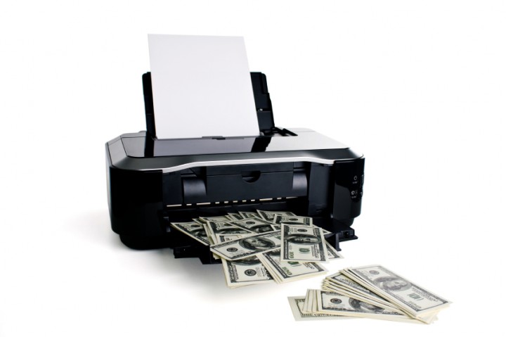 printer van geld