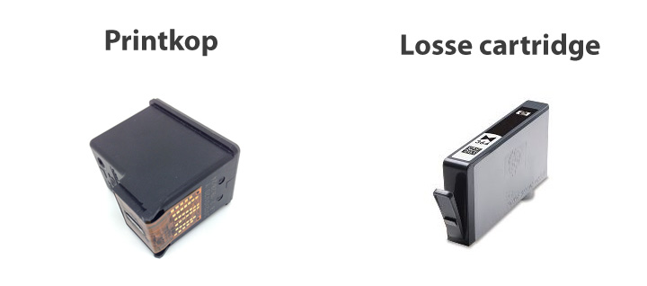 Verschil tussen printkop en losse cartridge
