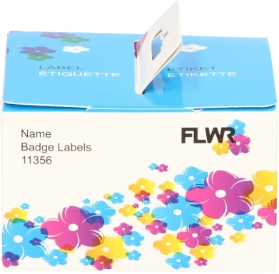FLWR Dymo 11356 naambadges 41 mm x 89 mm  wit