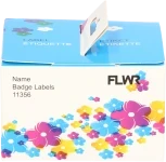 FLWR Dymo 11356 naambadges 41 mm x 89 mm  wit