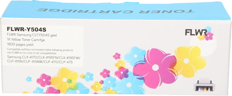 FLWR Samsung CLT-Y504S geel