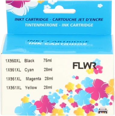 FLWR HP 950XL / 951XL 4-pack zwart en kleur