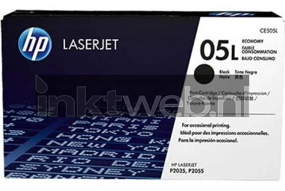HP 05L zwart Front box