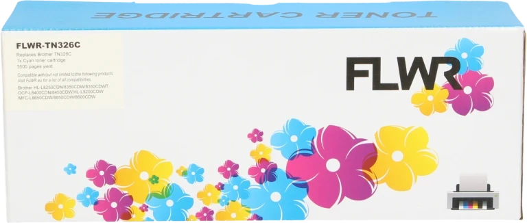 FLWR Brother TN-326C cyaan