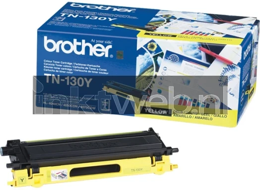 Brother TN-130 geel combined Combined box and product