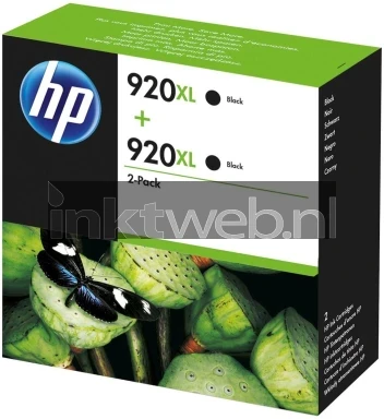 HP 920XL 2-pack zwart