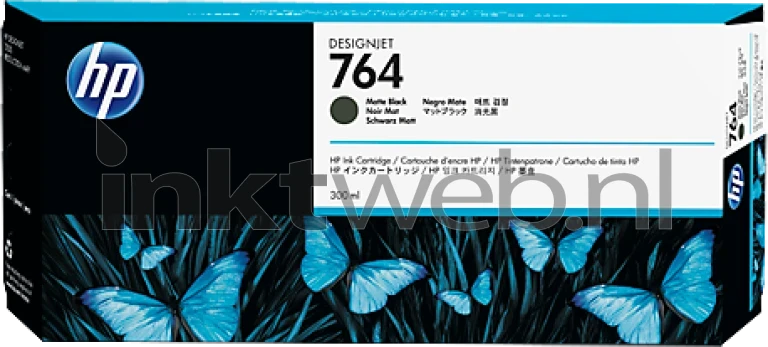 HP 764 mat zwart