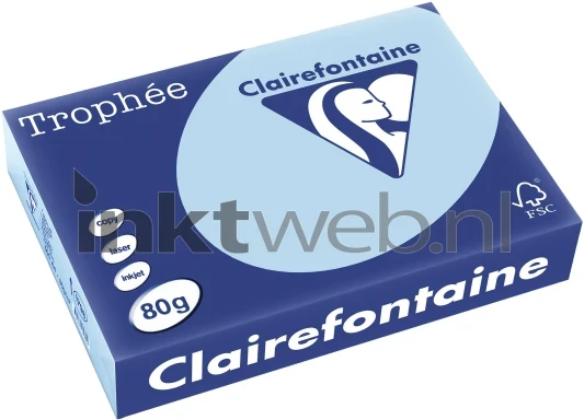 Clairefontaine A4 papier gekleurd Blauw