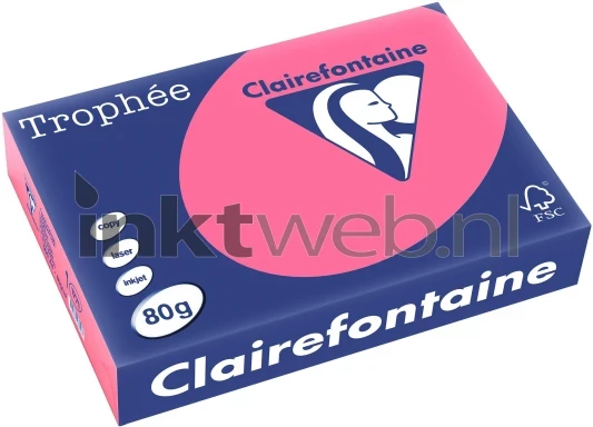 Clairefontaine A4 papier gekleurd Fuchsia