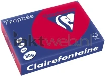 Clairefontaine A4 papier gekleurd Kersenrood  (Origineel)