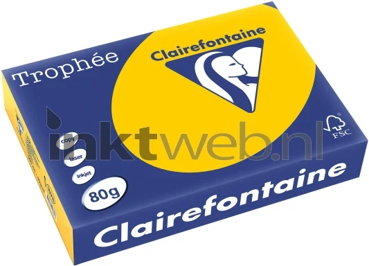 Clairefontaine A4 papier gekleurd Zonnebloemgeel