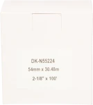 FLWR Brother DK-N55224  x 54 mm 30.48 M wit