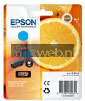 Epson 33XL cyaan Front box