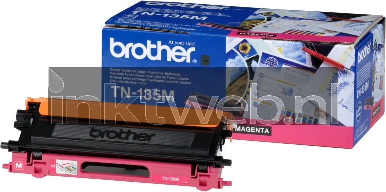 TN-135 HC Magenta Combined box and product