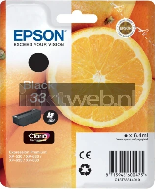 Epson 33 zwart