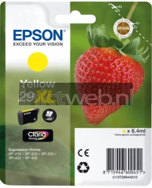 Epson 29XL geel