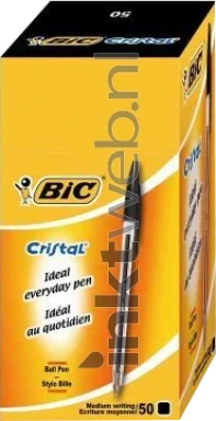 BIC Balpen Cristal medium 50-pack zwart