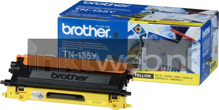 TN-135 HC geel Combined box and product
