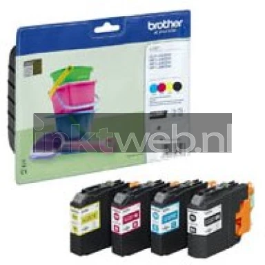 Brother LC-221 Multipack zwart en kleur Combined box and product