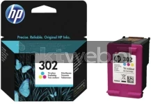 HP 302 kleur Combined box and product