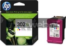 HP 302XL kleur Combined box and product